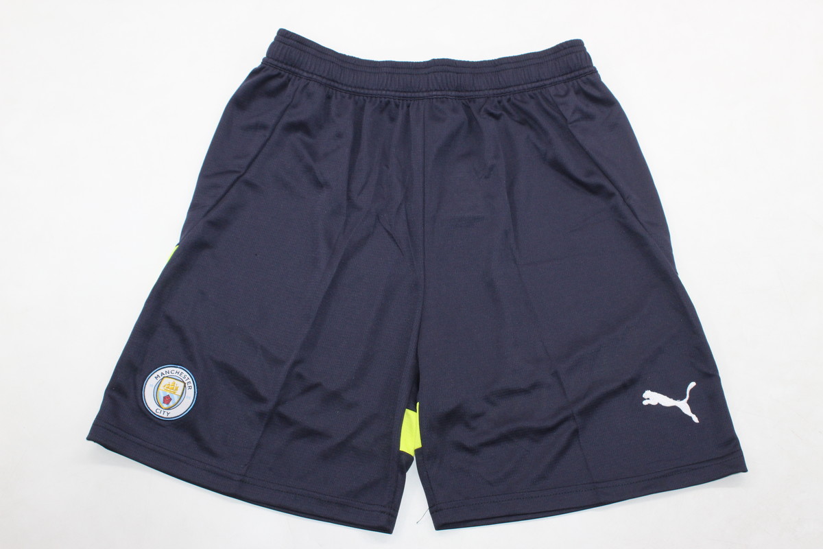 AAA Quality Manchester City 24/25 Away Black Soccer Shorts